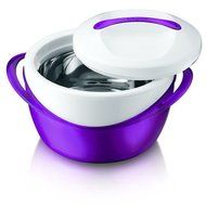 BS 4L Insulated Hot Pot Food Warmer Casserole Thermal Hotpot Set (Orange)