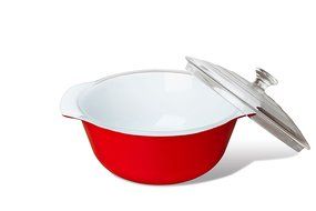 Creo SmartGlass Casserole Dish, Red N2