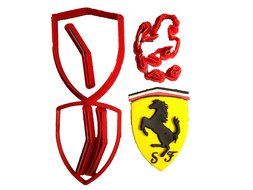 Ferrari Logo Cookie Cutter (4 inches)