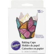 Wilton 415-2172 15 Count Butterfly Specialty Standard Baking Cups, Multi N2