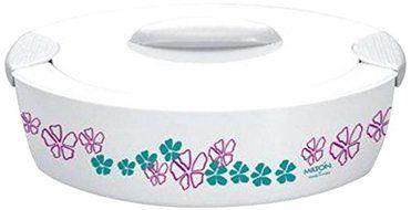 MILTON SAVOUR 1.5-Liter Keep Warm/Cold Insulated Hot Pot Thermo Casserole, Small, White