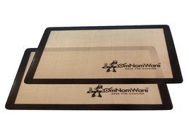 OmNomMat Silicone Baking Mat - Professional Grade Cooking Bakeware - Non-stick Baking Sheet Oven Liner Makes Baking... N2