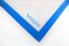 Vaspio Non-Stick 100% Professional and Food Grade Silicone Baking Mat with Inner Fiber Glass Weave For Standard... N8