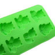 CY-buity 4-Cup Shape Rubber Shooters Ice Cube Shot Glass Freeze Mold Maker Tray Party N5