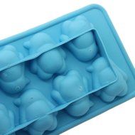 CY-buity 4-Cup Shape Rubber Shooters Ice Cube Shot Glass Freeze Mold Maker Tray Party N8