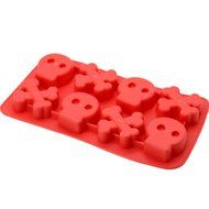 CY-buity 4-Cup Shape Rubber Shooters Ice Cube Shot Glass Freeze Mold Maker Tray Party N23