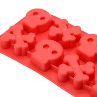 CY-buity 4-Cup Shape Rubber Shooters Ice Cube Shot Glass Freeze Mold Maker Tray Party N24