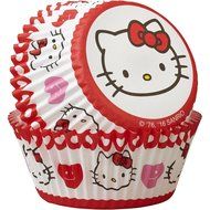 Wilton 415-7620 Hello Kitty Standard Baking Cups (50 Pack), Multicolor