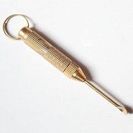 Brass Keychain 4 in 1 Mini Keychain Tool Vape &amp; Pax/Pipe Oven Cleaning &amp; Repairs N6