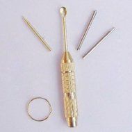 Brass Keychain 4 in 1 Mini Keychain Tool Vape &amp; Pax/Pipe Oven Cleaning &amp; Repairs N7