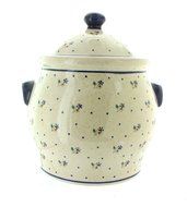 Polish Pottery Country Meadow Cookie Jar