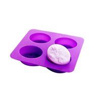 StarSide Hand Press Moon Cake Cookie Mold Mid-autumn Festival DIY Decoration Rose Pink Flower Stamps N6