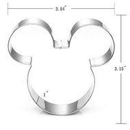 Large Mouse Cookie Cutter - Food Grade Stainless Steel Cushioned Shape