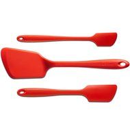 3 Piece Premium Silicone Spatula Set, Teal N4