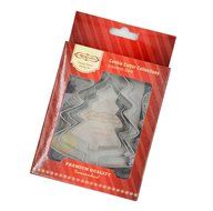 ULee Christmas Cookie Cutters Set - 3 Sizes of Gingerbread Man Shapes N15
