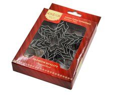 ULee Christmas Cookie Cutters Set - 3 Sizes of Gingerbread Man Shapes N16