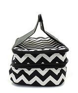 Chevron Casserole Dish Carrier for Holiday Party Entertaining Pink N3