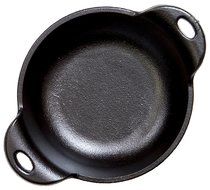 Lodge HMSB Heat Enhanced and Seasoned Cast Iron Mini Serving Bowl, 12-Ounce N2