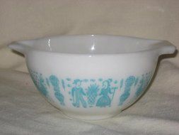 Vintage 1957 &quot; Butterprint &quot; 1 1/2 Pint Cinderella Mixing Nesting Batter Bowl #441