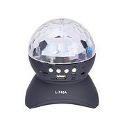 Wireless Bluetooth Speaker 3W LED Multi Changing Color Crtstal Stage Light Bluetooth Speaker + EDR RGB LED Light... N2