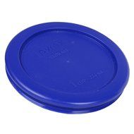 Pyrex 7202-PC Round 1 Cup Storage Lid for Glass Bowls (4, Cobalt Blue) N2