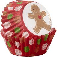 Wilton Gingerbread Boy Mini Cupcake Liners 100-Count