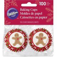 Wilton Gingerbread Boy Mini Cupcake Liners 100-Count N2