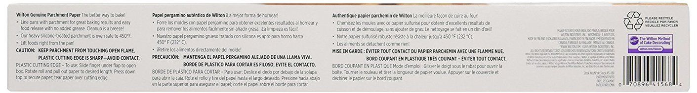 Wilton Double Roll Parchment Paper, 2-Pack N2