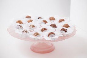Wedding Chocolates Wrapper - Upscale Wedding Supplies - Luxury White Wedding Accessories Handmade Fabric Truffle... N8