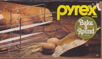 Pyrex Bake a Round Bread Mold Round Tube 990 Vintage