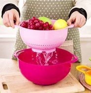 QKitchen Mixing Bowl Set (10 pieces) | Harmless ABS Plastic ~ FDA-Approved Quality ~ Suitable Configurations ~... N7