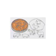 R &amp; M International 1926 Barnyard Theme 7-Piece Cookie Cutter Set N2