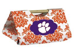 Clemson University Tigers Damask Pattern Casserole Dish Carrier
