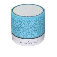 Hipipooo Mini LED Wireless Bluetooth Speaker Cracked Layer USB/TF Card/FM Music Sound Box Subwoofer with Colorful...