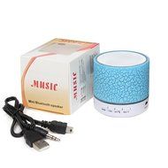 Hipipooo Mini LED Wireless Bluetooth Speaker Cracked Layer USB/TF Card/FM Music Sound Box Subwoofer with Colorful... N5