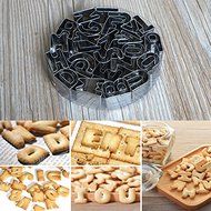 EdiMoM Brand; Mini Cookie Chocolate Cutters Set Geometry Shapes (12 Pieces) N12