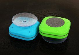 Bluetooth Shower Speaker &ndash; SoundPal Water Resistant Wireless and Hands-free Speaker with Suction Cup - Compatible... N6