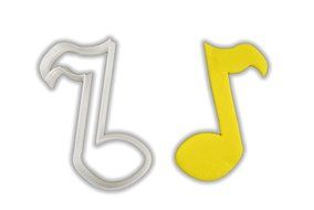Eighth Note Music Cookie Cutter - STANDARD - 3 Inches
