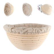 EXIU Round Rattan Banneton Proofing Basket N8