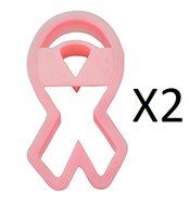 Fox Run Pink Ribbon Cookie Cutter N2