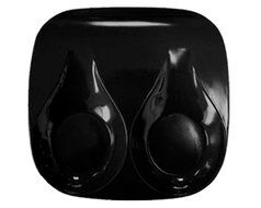 Calypso Basics Double Spoon Rest, Black