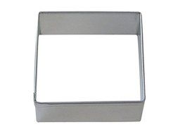 R&amp;M Square 2.5&quot; Cookie Cutter in Durable, Economical, Tinplated Steel