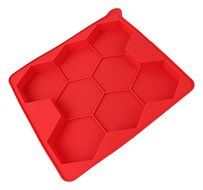 LAIMALA Silicone Patties Burger Press Maker with 8-in-1 Innovative, Red