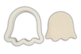 Cute Ghost Cookie Cutter - LARGE - 4 Inches