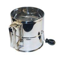 Winware 8 Cup Stainless Steel Rotary Sifter