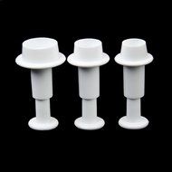 Generic 3Pcs/Set Round Fondant Cake Plunger Cutters Cookie Mold Set Tools(White&pound;&copy; N6