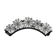 Tinksky Cupcake Wrappers 50 Spiderweb Laser Cut Bake Cake Paper Cups Baking Cup Muffin Case Trays for Wedding... N4