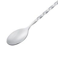 Vking Stainless Steel Mixing Spoon Bar Cocktail Spoon Twisted Mixing Spoon Swizzle Stick Whisk Mixing Tool Barware N2