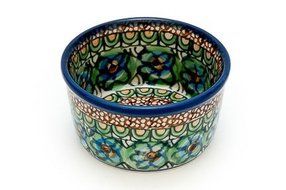 Polish Pottery Mardi Gras Small Deep Ramekin