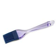 Chef Craft Silicone Basting Brush with Transparent Handle, Blue/Purple